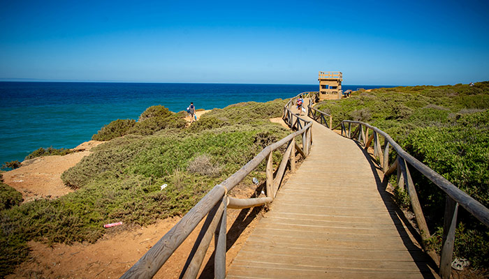 Sendero de las calas de Conil