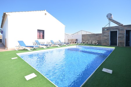 Chalet Aledari en Roche con piscina