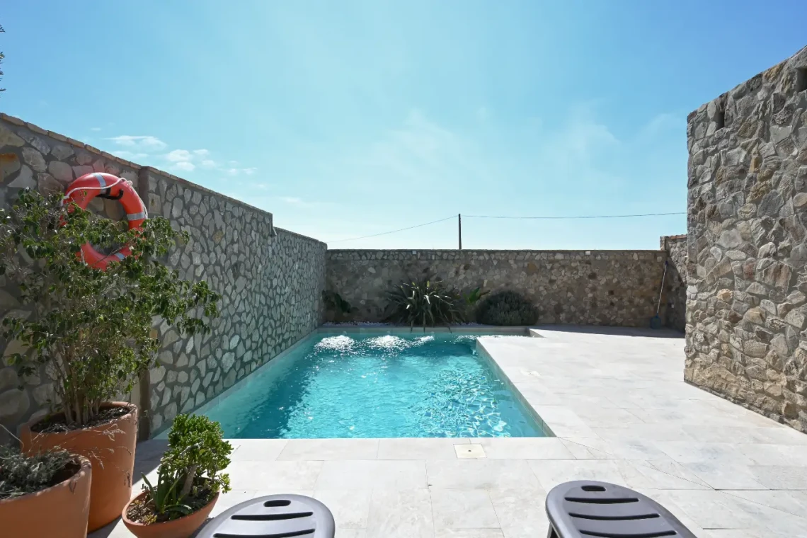 Vistas de la piscina